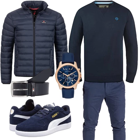 Blau Puma kombinieren