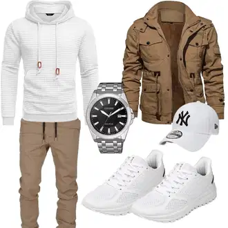 Outfit mit Grau Hut New Era "Cool Outfit"