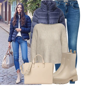 70tá léta Outfit s Modrá/Světle modrá/Fialová Kožená bunda/Push up Džín/Kožená Pánská Bund/Džíny s Nízkým Sedem/Zimní bunda/Kožené Boty/Termální Džíny/Džín s Nízkým Pasem/Džíny s Rozparkem/Slim Fit Džíny LTB "Cool podzimní outfit"Look: Styl, 70tá léta, Ležérní, Francouzské, Krásný, Bezešvé