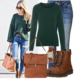 Krásný Outfit s Modrá Pánské tričko/Džín s Nízkým Pasem/Kotníková Bota/Kožená bunda/Zkrácené Džíny/Slim Fit Džíny/Džíny s Nízkým Sedem/Navlékací džíny/Džíny s Rozparkem/Zimní bunda/Rovná Džína/Kožené Boty/Kožená Pánská Bund LTB "Cool podzimní outfit"Look: Styl, 90tá léta, Cool, Mom, Krásný, Premium, Western