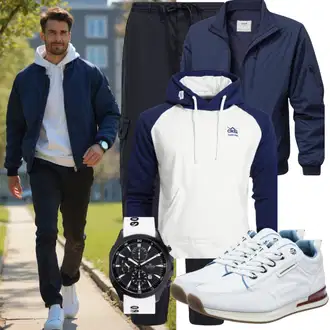 Zweiteilige Outfit mit Weiß Vintage Hoodie/Damen Pullover/Ausgefallener Hoodie/Sport Hoodie/Partner Hoodie/Unisex Hoodie/Hoodie The North Face "Cooles Outfit"