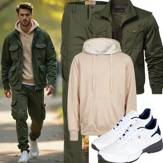 Frühlings Outfits Esthetische mit Weiß Sneaker Low/Walkingschuh/Plateau-Sneaker/Chunky Sneaker plein sport "Freizeit Outfit"Look: Moderne, Sportlich, Stil, Emo, Indoor, Mit Transparent, Esthetische