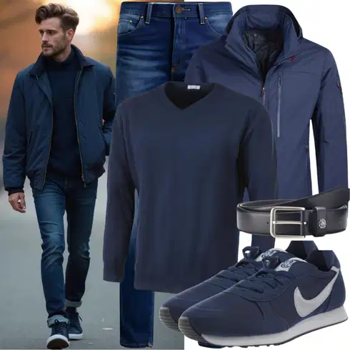 Dunkelblau/Grau Jacke mit Seitlichem Reißverschluss/FliegerJacke/WendeJacke/CollegeJacke/UniformJacke/BomberJacke TACVASEN kombinieren