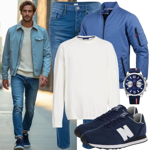 Grau Sport Hoodie/Fleece Pullover MAGCOMSEN kombinieren