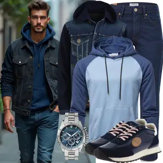 Sexy Outfit Elegant mit Blau Fahrradjacke/Langlaufjacke/Skitourenjacke/Laufjacke/Wasserdichte Jacke/Trekkingjacke/Thermojacke/Wanderjacke/Segeljacke Salomon, Blau/Silber/Schwarz/Dunkelgrün Uhren Geschenkset/Uhrwerkzeug/Kettenuhr Tommy Hilfiger "Freizeit Outfit"Look: Sportlich, Workwear, Outdoor, Hippie, Maritim, Elegant, Skater, Casual, Techno, Edel, Stil, Classic, Premium, Militär, Italienische, Smart Casual, Unisex, Retro, 80er