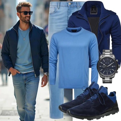 Blau/Silber/Schwarz/Dunkelgrün Uhren Geschenkset/Uhrwerkzeug/KettenUhr Tommy Hilfiger kombinieren
