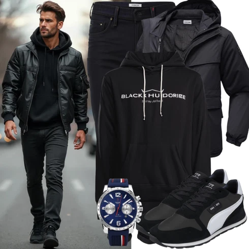 Leder Overknee Stiefel/Langer Stiefel/Wasserdichter Stiefel The North Face kombinieren