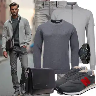 Casual Outfits Büro mit Grau/Khaki/Hellgrau Stehkragen-Strickjacke/Strickjacke Gefüttert/Baumwoll Strickjacke/Kaschmir-Strickjacke/Wolle Strickjacke/Rundhals-Strickjacke/Boucle Strickjacke Tommy Hilfiger, Dunkelgrau/Rot/Dunkelblau/Hellgrau/Grau Sneaker Mit Seitlichem Reißverschluss CMP "Freizeit Outfit"Look: Boyfriend, Skater, Classic, Büro, Smart Casual, Elegant, Maritim, Edel, Workwear, Sportlich, Lagenlook