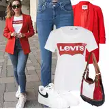 Dlouhé rovné džíny   outfity image