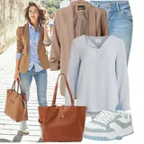 Outfity s halenkami se stojatým límcem image