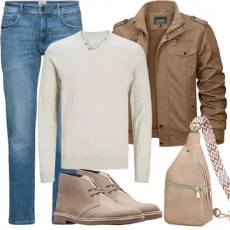 Mit Bauch Outfit mit Braun/Beige Mini-Rucksack/Gürteltasche/Schultertasche/Geflochtene Tasche/Mini-Rucksack/Umhängetasche Suweir "Herbst Outfits"