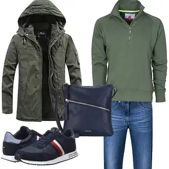 Outfit mit Sneaker Tommy Hilfiger "Herbst Outfits"