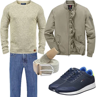 Outfit mit Tasche/Hose/Overall/Schuh/Hemd/Accessoire "Herbst Outfits"