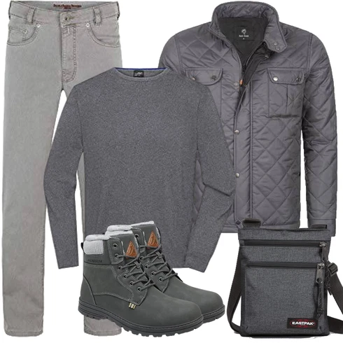 Fell Schwarz/Grau/Dunkelgrau/Dunkelgrün/Hellgrau ThermoStiefel/Winter Sneaker/Winter Stiefel/Gefütterte Stiefelette/Klassischer Stiefel/Wattierte Stiefel/Winter Stiefelette/Wasserfester Schuh/Wasserdichter Stiefel/Herren Lederschuhe Mishansha kombinieren