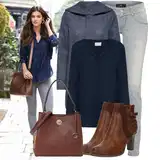 Jersejové blůzy styl 90. léta outfity image