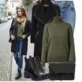 Crne Kratke Gumene Gležnjače Outfiti image