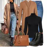 Steampunk Gumové Kotníkové Boty Outfity image