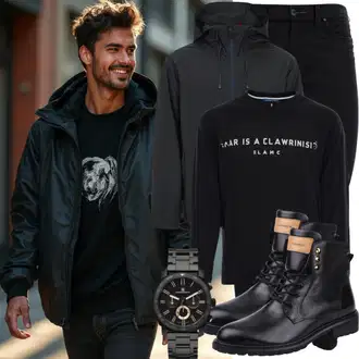 Festival Outfits - regen "Herbstliches Freizeit Outfit"