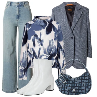 outfit mit Boss "Jesenska obleka za prosti"