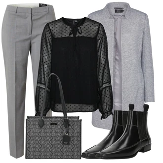 outfit mit Boss "Jesenska obleka za prosti čas"