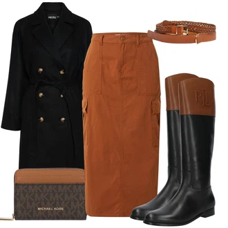 outfit mit Usnjeni Pas Vanzetti "Jesenska obleka za prosti"
