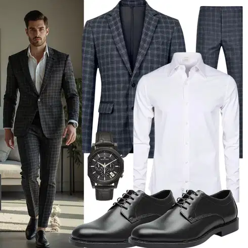 Schwarz SchnürSchuh/Oxford Schuh/Business-Schuh/Schnürer/LederSchuh Ecco kombinieren