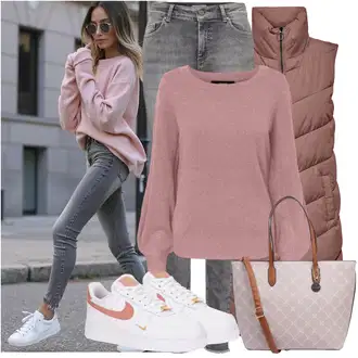 moderne Outfit sa Siva/Svjetlosiva/Tamnosiva Kožna Jakna/Traperice s Prorezom/Termo Traperice/High Waist Traperice/Traperice Slim Kroja/Zimska jakna/Kožne Cipele/Push-up Traperice/Traperica Niskog Struka/Bikerske Traperice Only "Jesenski izgled"Look: Rap, Boja, moderne, Običan, cool, Prekrasan, Old Money, Disko, Besprijekorno