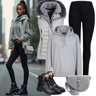 Zimní outfity na běhání "Módní vzhled pro podzim"