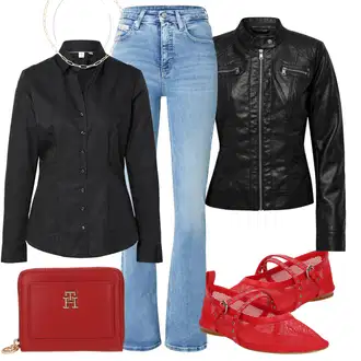 outfit mit Nakit hey harper "Obleka za jesen"