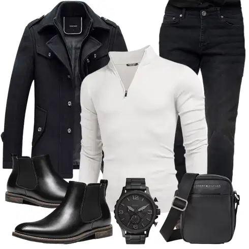 Blau Overall/Wintermantel/Winter Parka YOUTHUP kombinieren mit Blau Overall/Wintermantel/Jacke Winter Parka YOUTHUP