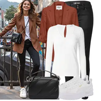 Outfit sa Smeđa/Crna/Ljubičasta Torbica/Torba Za Preko Ramena/Mala Torbica/Torba za rame/Torba za nošenje/Torba preko ramena Calvin Klein Jeans "Jesenski outfiti"