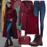 Outfity s koženými kabáty image