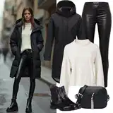 Chic outfity s kalhotami image