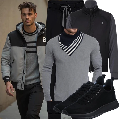 Grau/Khaki/Hellgrau Stehkragen-Strickjacke/Strickjacke Gefüttert/Baumwoll Strickjacke/Kaschmir-Strickjacke/Wolle Strickjacke/Rundhals-Strickjacke/Boucle Strickjacke Tommy Hilfiger kombinieren