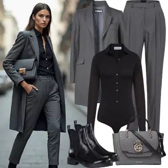 Outfity do práce s zimní obuví "Perfektní pro podzim"
