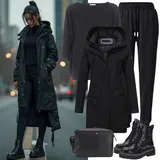 Outfity se šedými termo legínami image