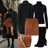 Bílé kozačky s podpatkem outfity image