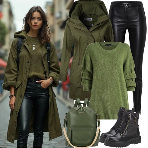 Kombinace Elegantní Černá Kožená Kalhoty/Motorkářská Kalhoty/Legíny Kožený Vzhled/Kalhoty z Umělé Kůže OnlyLook: Cool, Elegantní, Old Money, Venkovní