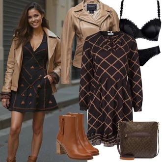 Outfit s Černá Krajkový set spodního prádla/Sada kalhotek podprsenky/Korzetové prádlo/Korselet/Krajkový Body/Korzet/Korzet pod prsa PETITE FLEUR "Podzimní vzhled"