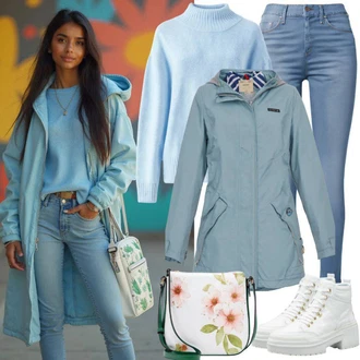 Fancy Outfit s Desigual "Podzimní vzhled"Look: Lehký, Klasické, Elegantní, Fancy, Vintage, Retro, Egirl, Lak, Moderní