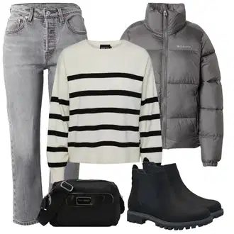 outfit mit Columbia "Popoln za jesen"