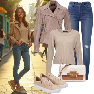 Outfit sa Ljubičasta/Pink Vintage Kožna Jakna/Jakna za jahanje/Kožna Bomber Jakna/Kožna Jakna/Motociklistička jakna/Bajkerska Jakna/Jakna od Umjetne Kože/Proljetna jakna/Ljetna jakna/Jakna s Patentnim Zatvaračem sa strane Maze "Savršeno za jesen"