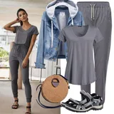 Outfiti s sandali z zapiranjem na ježka image