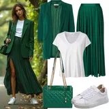 collectionTypes} Plisirano krilo z Blazer kombinirajte image