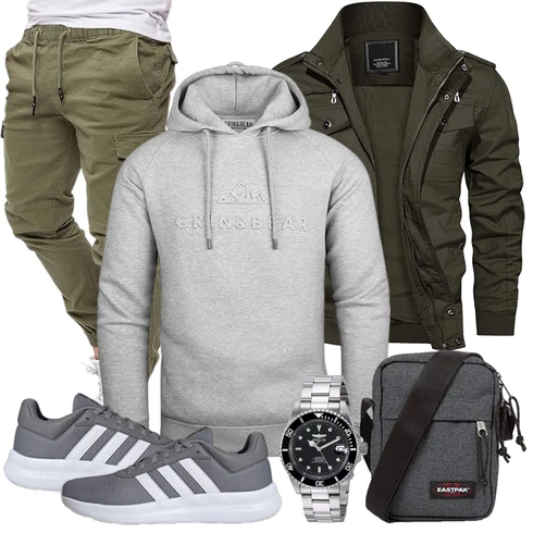 Grün Accessoire/Jacke Winter Parka KEFITEVD kombinieren