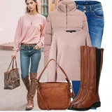 Outfity s vintage kozačkami image