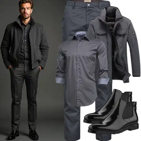 Schwarz Winter Sneaker/vegane schuhe/Schnürschuh/SchnürStiefelette/SpringerStiefel/Klassischer Stiefel Rieker kombinieren