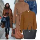 Outfity se šedými zimními kabáty image