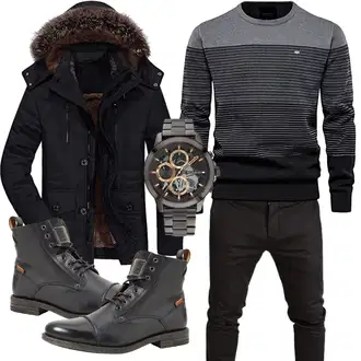 Business Outfits Oversize mit Schwarz Unkategorisiert HUIPYOU "Buro Outfit"Look: Punk, Business, Oversize, Hipster, Casual, Lack
