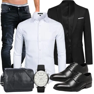 Outfit mit Uhr Emporio Armani "Business Outfit"